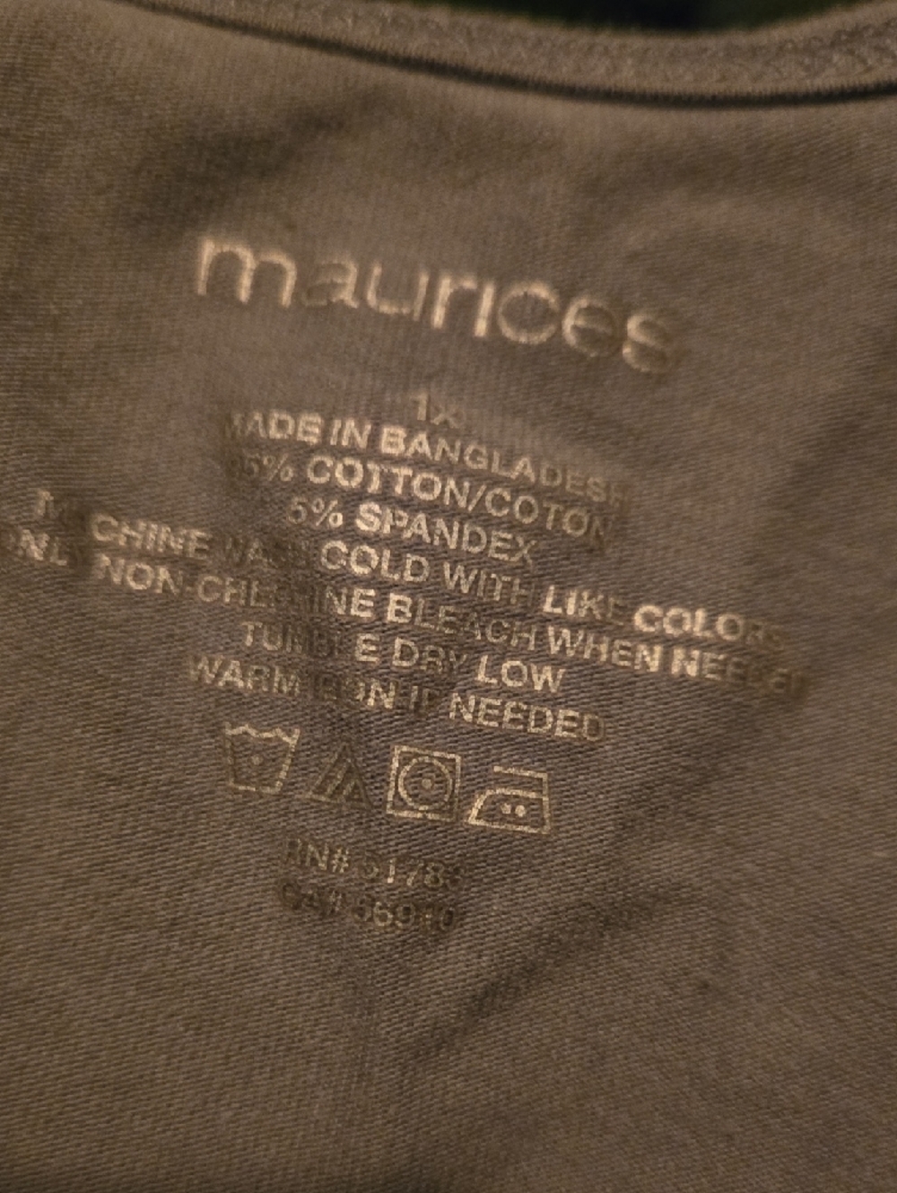 Set Of 3 Maurices Cream, Light And Charcoal Gray Scoop Tank - Picture 5 of 5